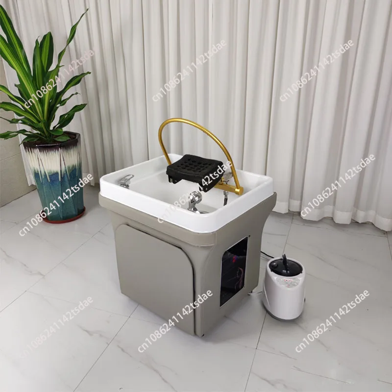 Mobile Shampoo Basin Beauty Salon Ear Cleaning Hair Care Center Health Water Circulation Head Treatment Fumigation Spa Machine