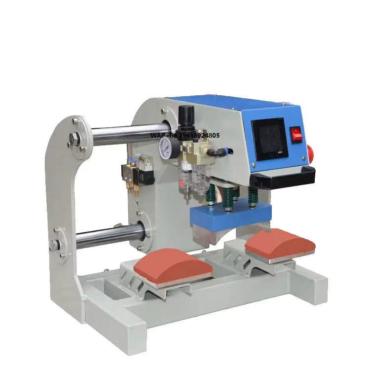 

Wholesale Pneumatic Double-Station Hat Heat Press Machine Cap Heat Transfer Machine 8*14cm