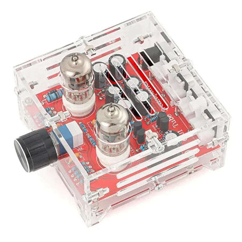 XH-A201 Audiophile Grade 6J1 Tube Amplifier Front Board HIFI Class A Tone Board Power Module AC 12V Easy Install