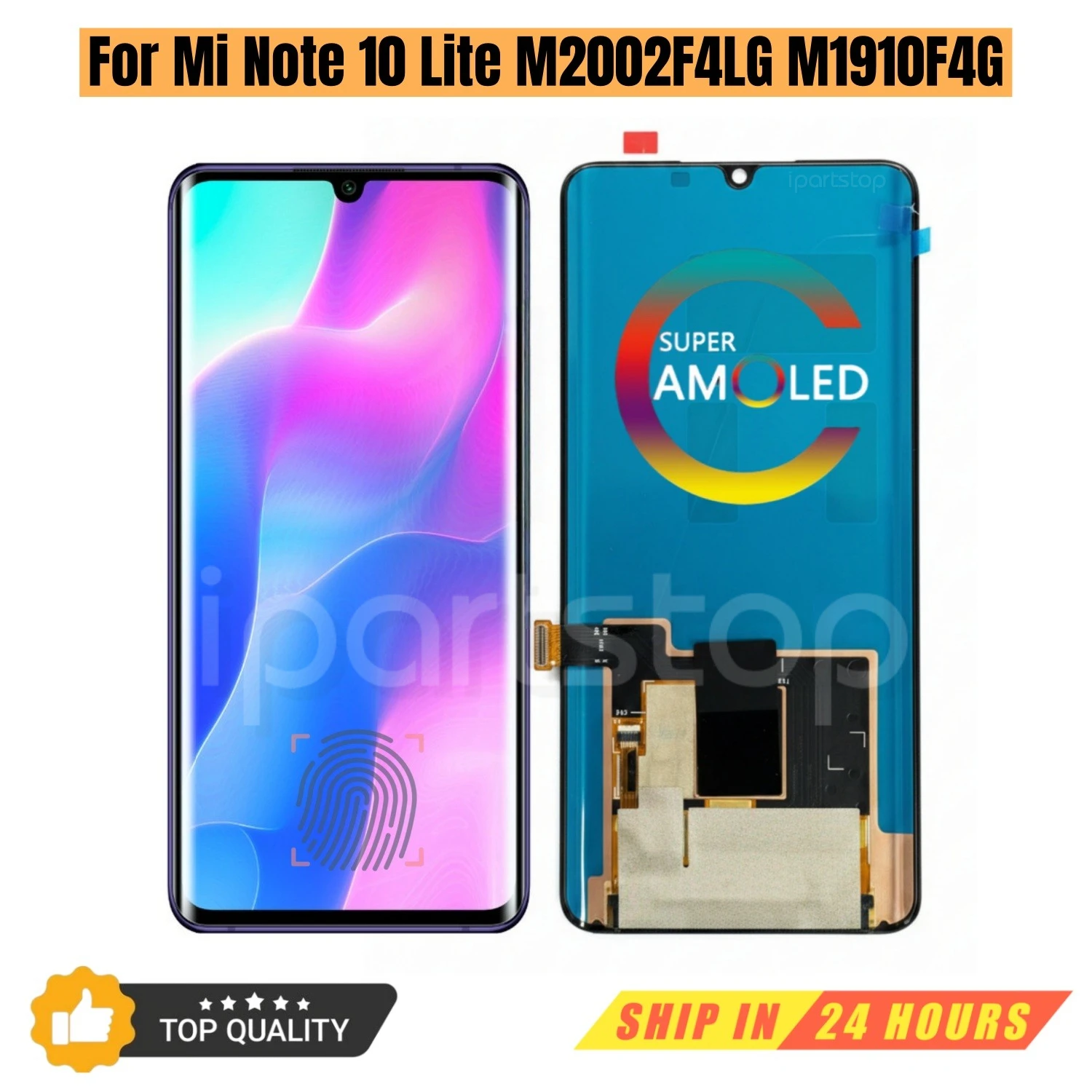 iparts-replacement-new-display-for-xiaomi-mi-note-10-lite-m2002f4lg-m1910f4g-amoled-touch-screen-with-frame-assembly-oem