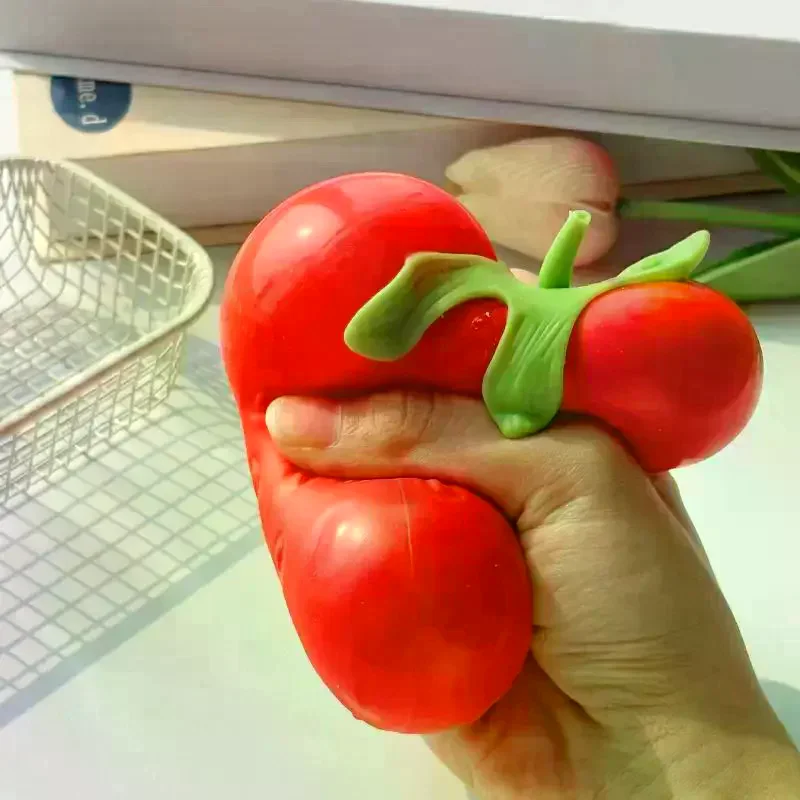 Strawberry Squeeze Toy Extra Large Size Fidget Toys Slow Rising Shapeable Venting Ball For Adults Friends Gifts Giant