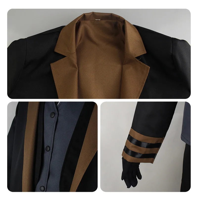 Anime nakhara Chuuya Costume Cosplay cappello uniforme Trench pantaloni abiti di grandi dimensioni Comic Con Halloween Party costumi Cosplay