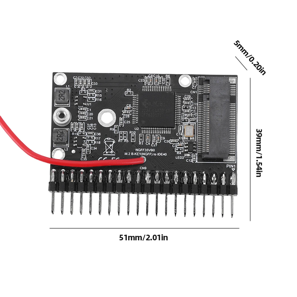 Adapter NGFF SSD na 3.5 cala IDE 44-pin Karta Konwertera NGFF SSD na 3.5 IDE Adapter Konwertera Akcesoria Komputerowe