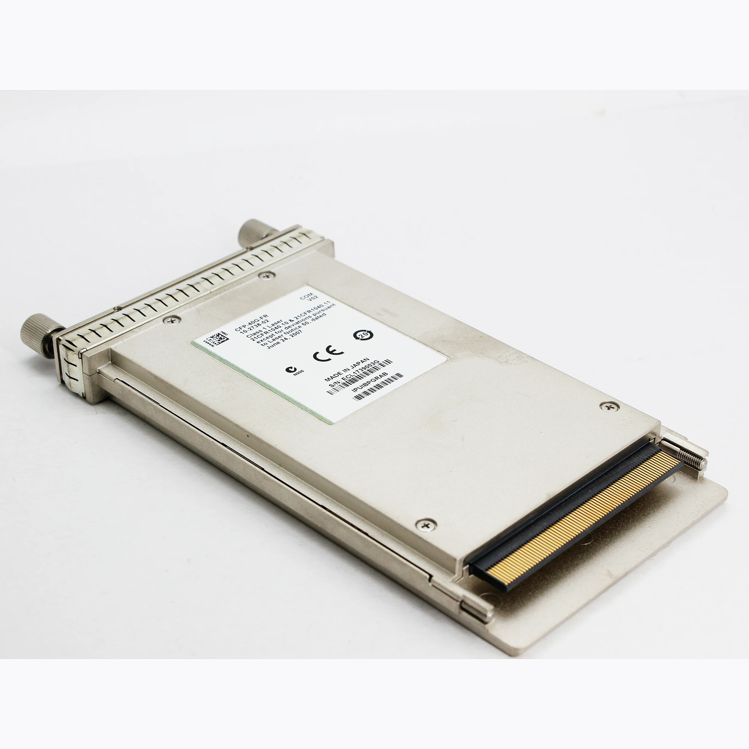 

Genuine For Cisco CFP-40G-FR 10-2738-02 CFP 40Gbase-FR 1550nm 2km SMF Duplex IPUIBWURAA Preowned Transceiver Module