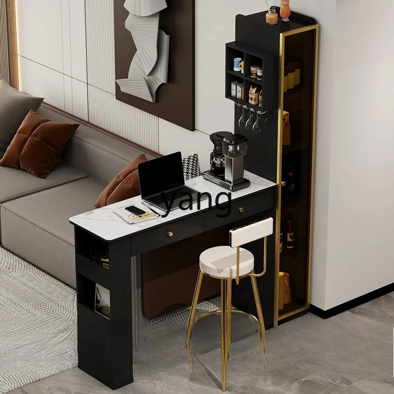 

LMMsimple living room dining room partition bar table entrance cabinet household rock slab wine cabinet
