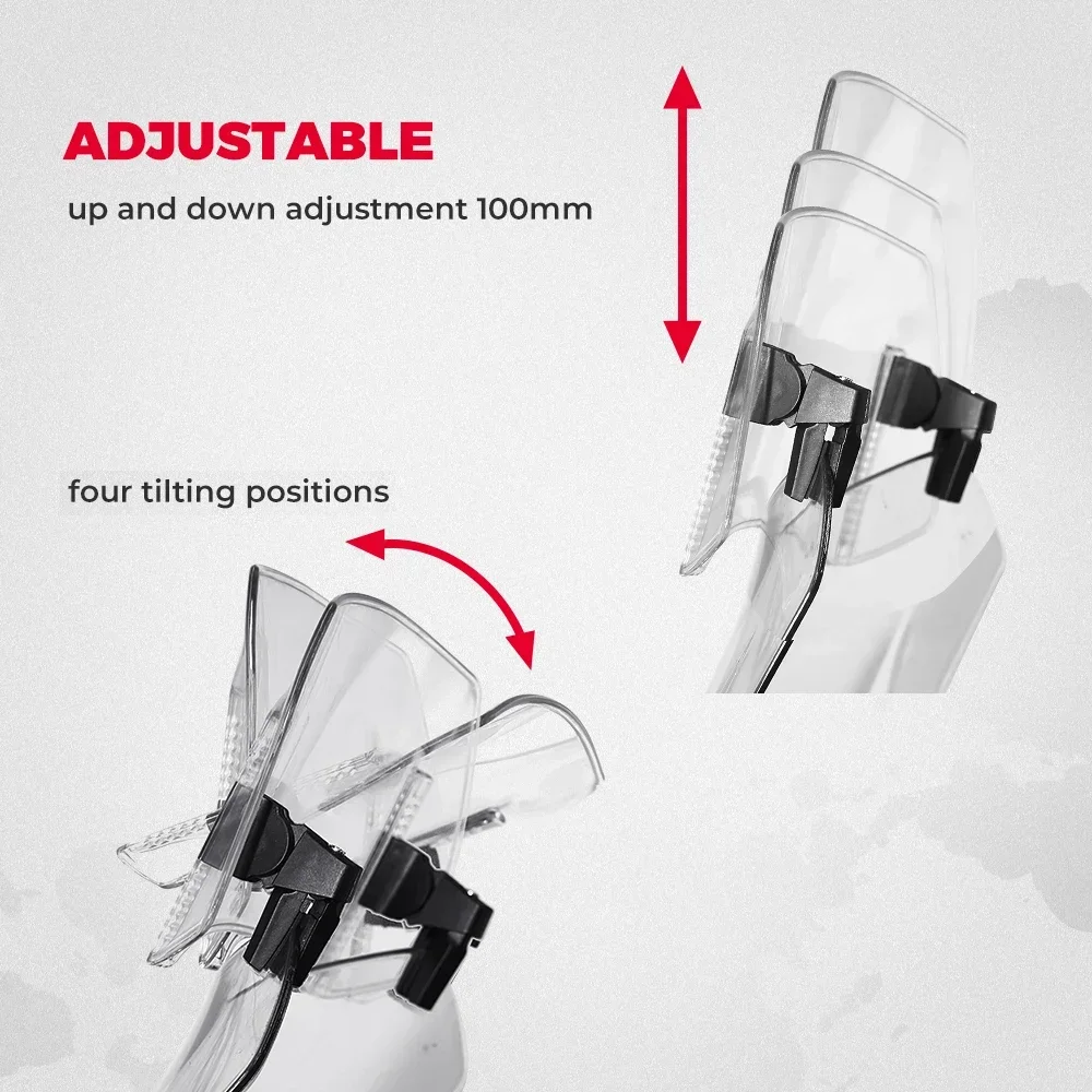 Motorcycle Windshield Deflector Adjustable Extension Universal for BMW R1250GS R1200GS for Yamaha for Honda Heighten Windscreen