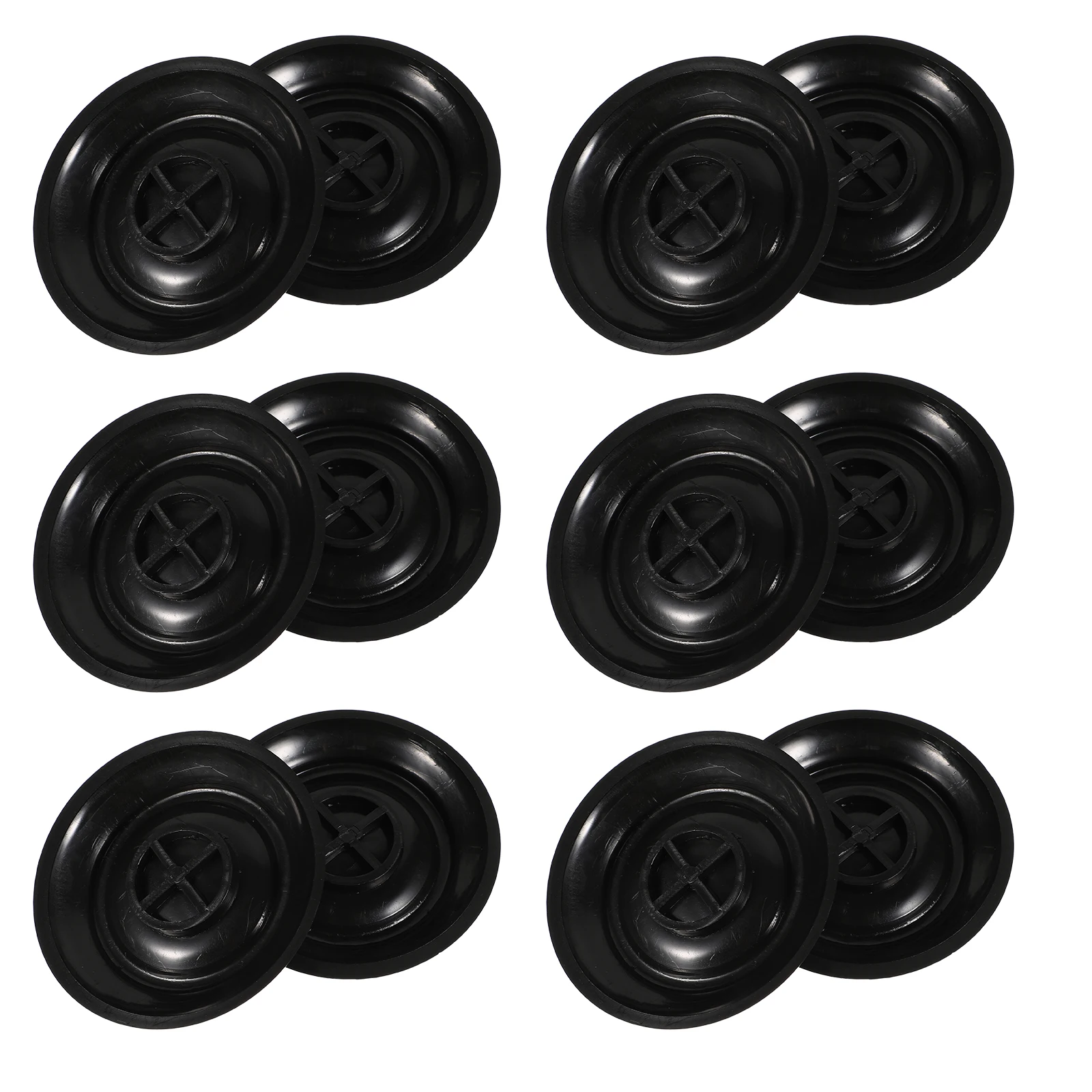 

8 Pcs Shockproof Floor Mat Castor Wheels Felt Furniture Pads Abs Material Grand Piano Mats