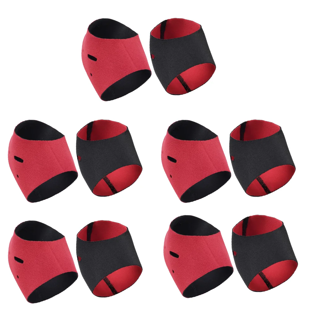 5 Pairs Heel Cover Shoe Pad Pads Protector Foot Padding Cups for Pain Brace Pilates Protectors