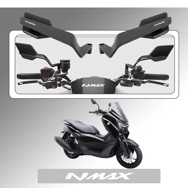 Motorcycle Rearview Mirror 360°Rotatable Universal 8mm 10mm For MBK Ocito TMAX VMAX XMAX MBK Evolis MAX 530 DX TMAX500 530 560