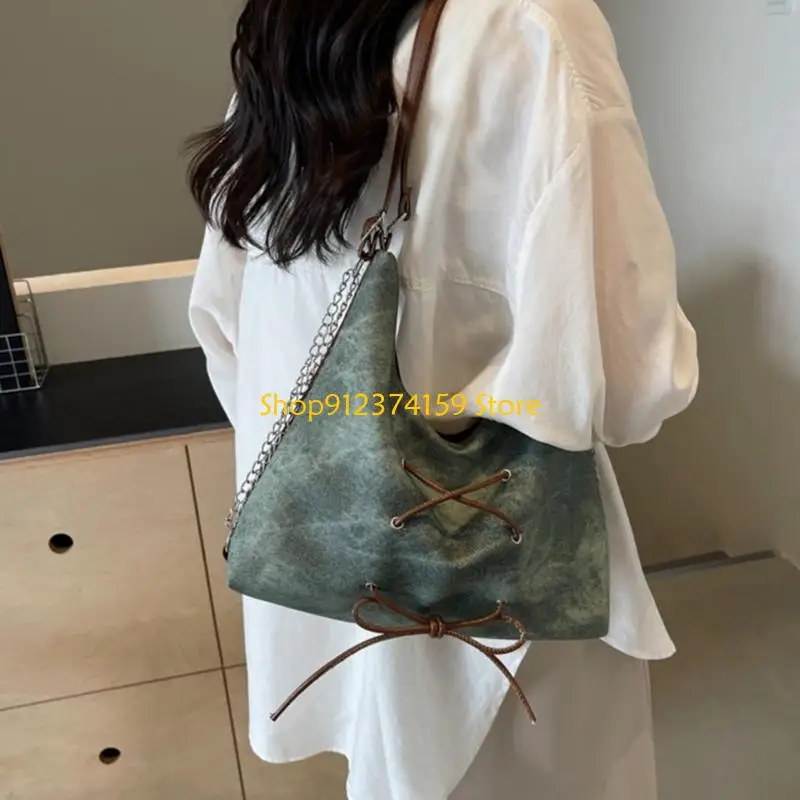 G5AE Stylish Jeans Shoulder Bag Handbag Convertible to Backpack for Trendy Students