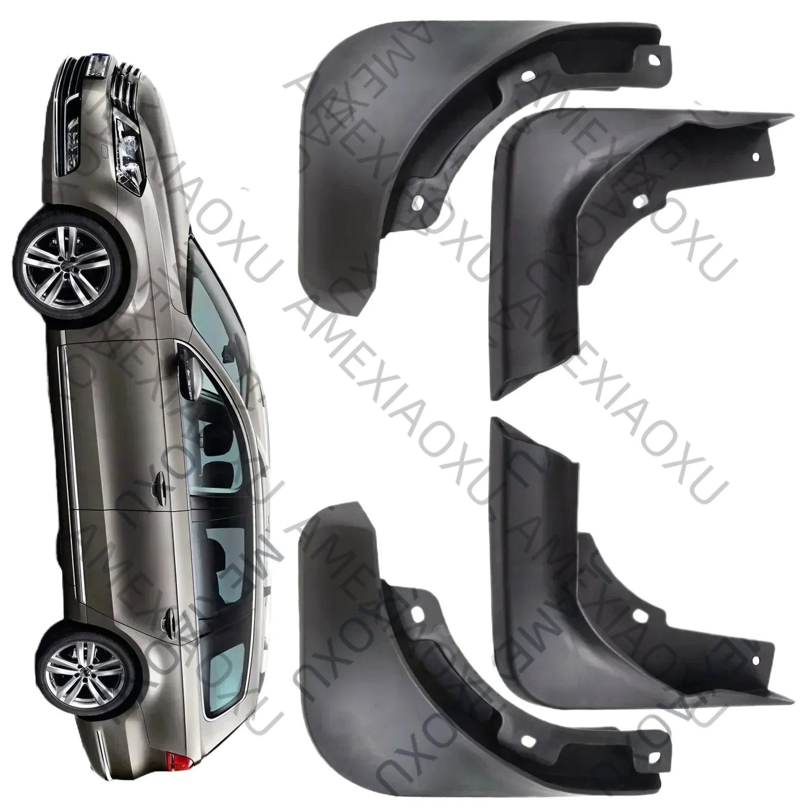 4x For VW Passat B7 3C Variant Estate Wagon 2011 - 2015 Mud Flaps Splash Guard Mudguard Front Rear Car Styling 2012 2013 2014