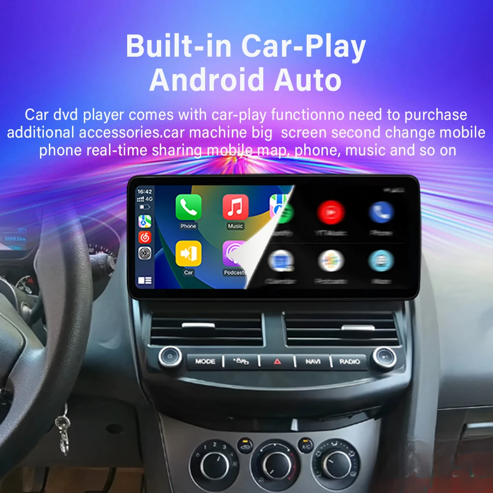 Car Radio Multimedia For Ford Focus 3 2012-2018 Video Player Navigation GPS Android 16 Wireless CarPlay 4G WIFI QLED 2400*900P