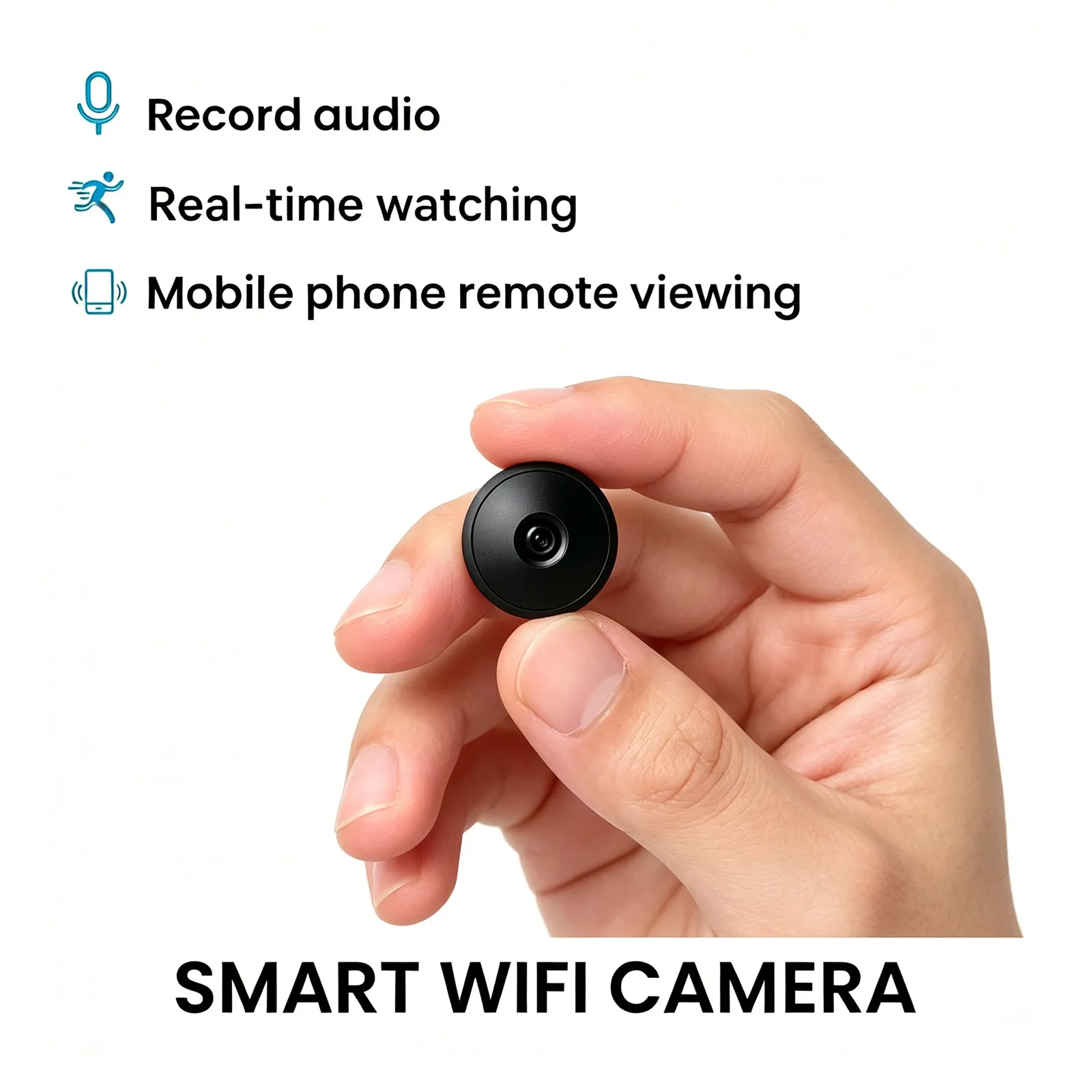 

H43New Mini Camera: Video/Audio Recording, Infrared Night Vision, Suitable for Security, Work, Sports, Pet Monitoring Pe