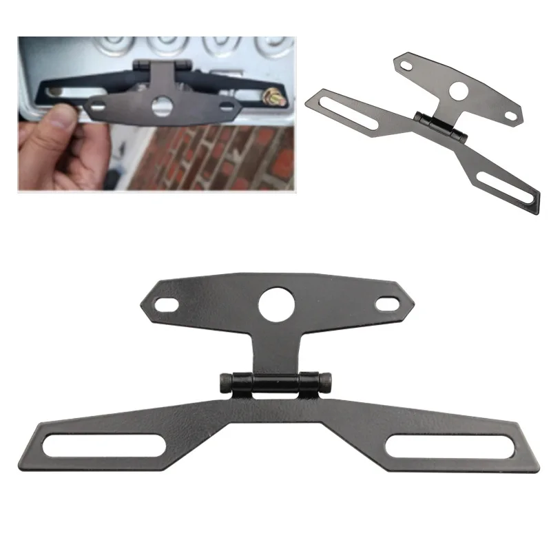 

Motorcycle parts modification taillight license plate bracket ATV off-road vehicle fixed folding license plate lighting tailligh