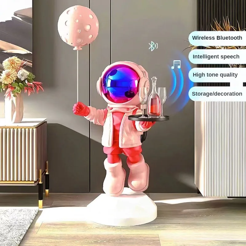 宇宙飛行士の置物、大型クリエイティブ収納オーナメント、スマー - Smart Home Europe のレビューと価格