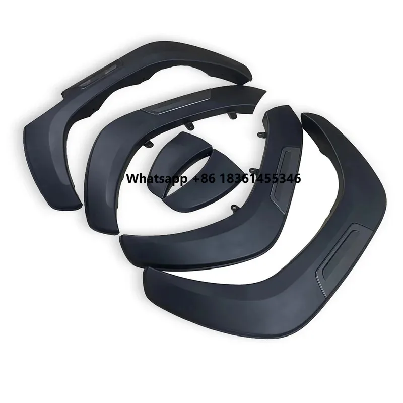 

2023 Roco 2015-2023, комплект из 6 черных брызговиков/расширителей колесных арок, 5 лучших заводских изделий