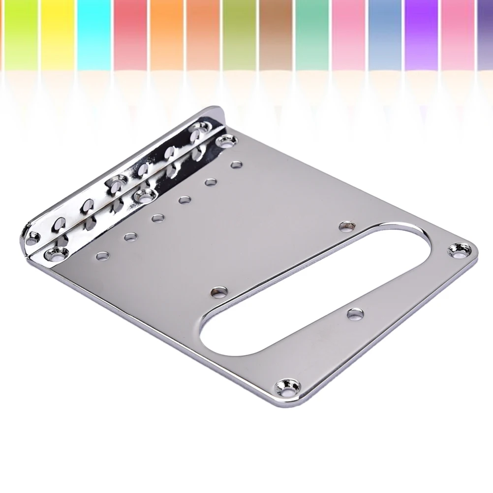 

Single Sided Chrome Base Plate Electric Guitar Hardware Replacement Parts Bridge Pickup Frame Accessories Control