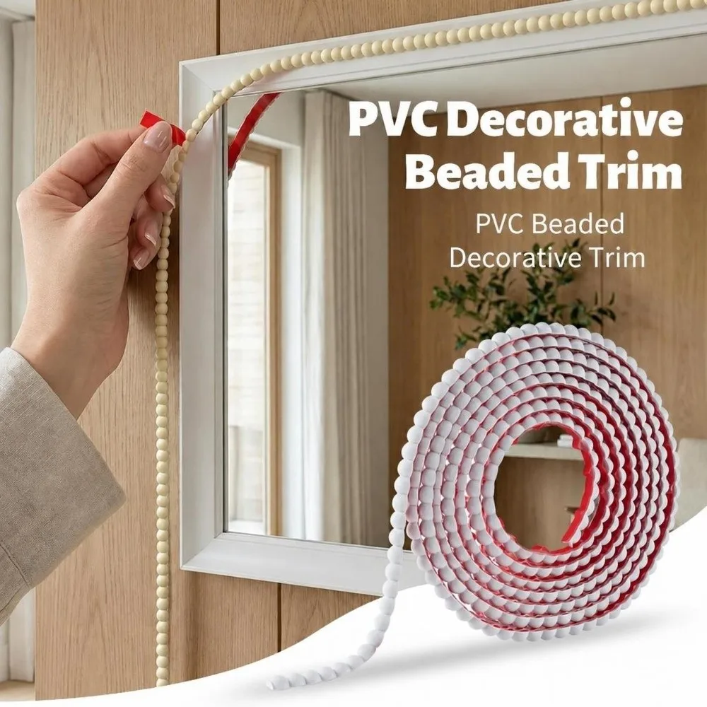 Self-Adhesive Molding Trim Flexible Peel And Stick Wall Border Trim Decorative Waterproof Wall Trim Cabinet Door Mirror Edging