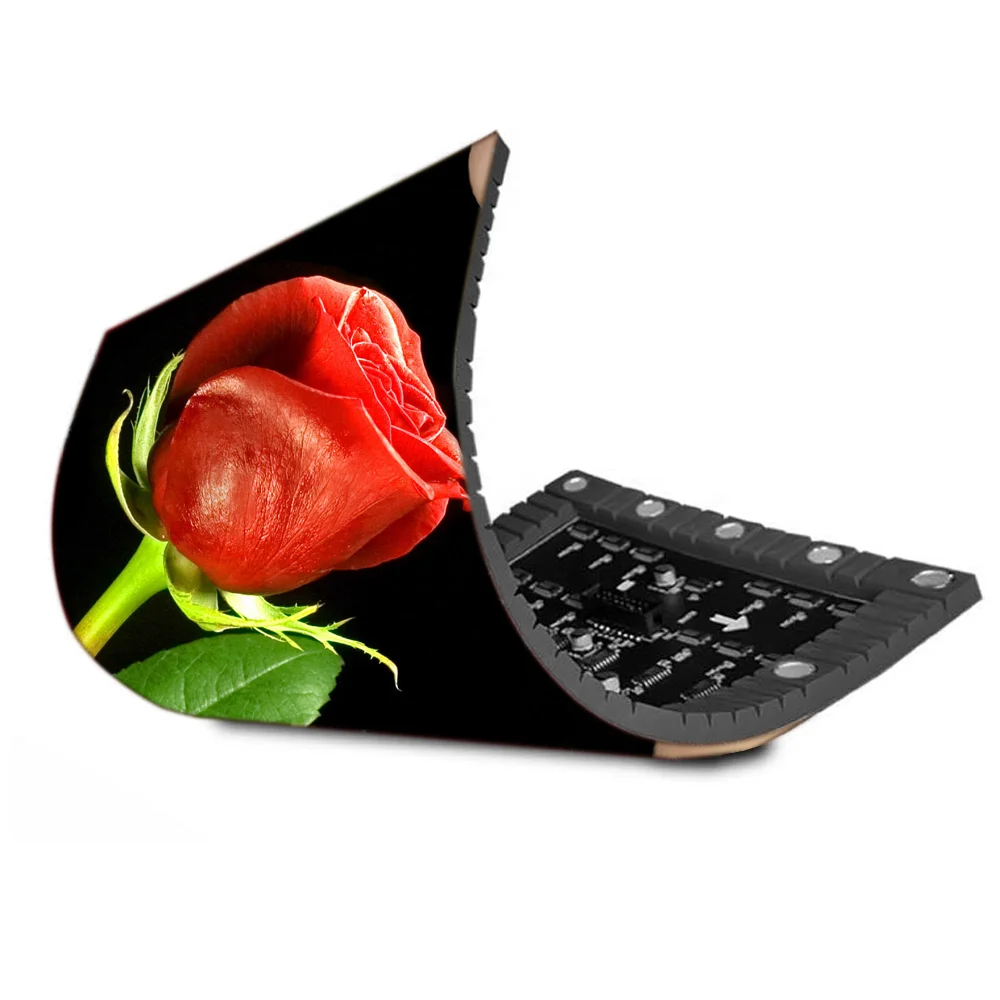 LED  P5  Display Screen Flexible Soft  Module Curved  Advertising Display  Indoor P1.667 P1.86 P1.875 P2 P2.5 P3 P4 P5