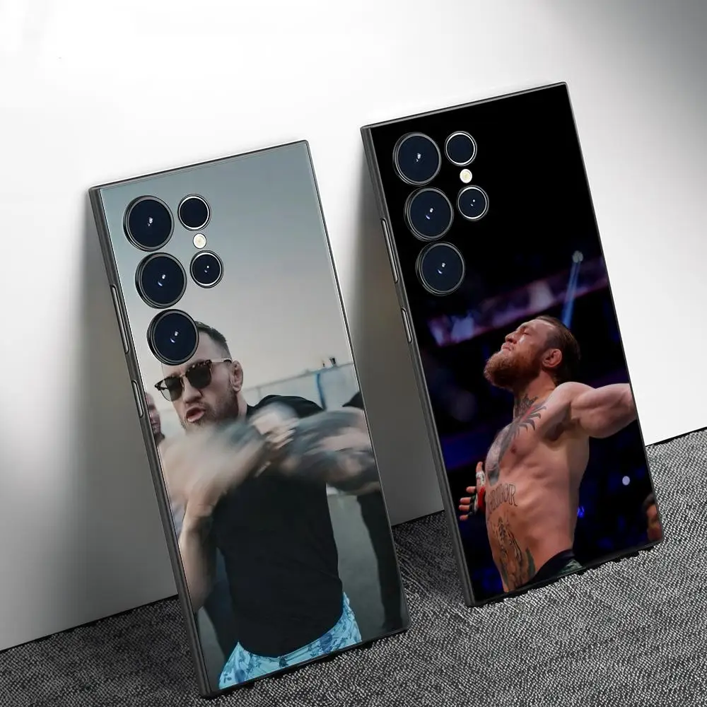 C-Conor McGregor Phone Case For Samsung Galaxy S26 S25 S24 S22 S23 Ultra S21 S20 Plus Frosted Full Soft Case