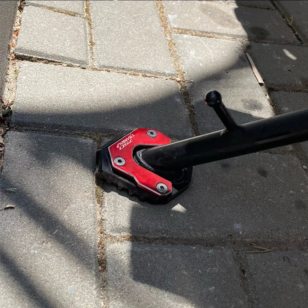 Para honda xl750 xl 750 transalp 750 2023 2024 novos acessórios da motocicleta suporte lateral ampliar kickstand ampliador suporte extensão