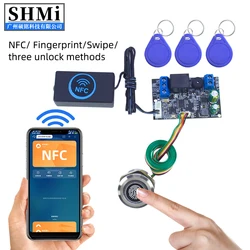 Support mobile NFC/IC card/fingerprint recognition/button switch/a variety of identification verification relay control modules