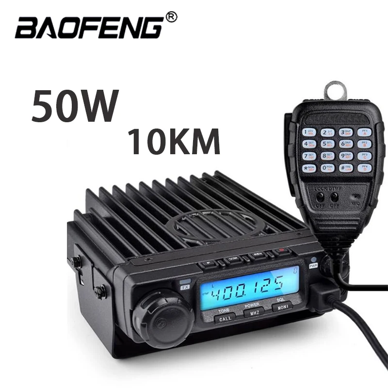 2022 Pofung Baofeng BF-9500 Car Radio Station Walkie Talkie Smart Professional Ham HF Mobile Multi Band Mode UHF 50W 10 50 KM