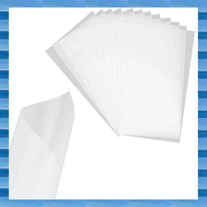 

AT53 12 Sheets 10-Mil Blank Stencil Sheets 12 X 24 Inch Milky Translucent PET Blank Stencil Making Sheet Mylar Sheet Blank