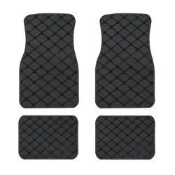 4 PCS Universal Style Car Floor Mat for Dacia Duster Sandero Renault Clio Fiat Panda Ypsilon Seat Arona Cors Car Accessories