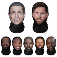 Accessoires de cosplay MJ Michael Jackson, masques faciaux de célébrités imprimés en 3D, masques en maille élastique, couvre-chefs de jeu de rôle d'Halloween, cagoules 3