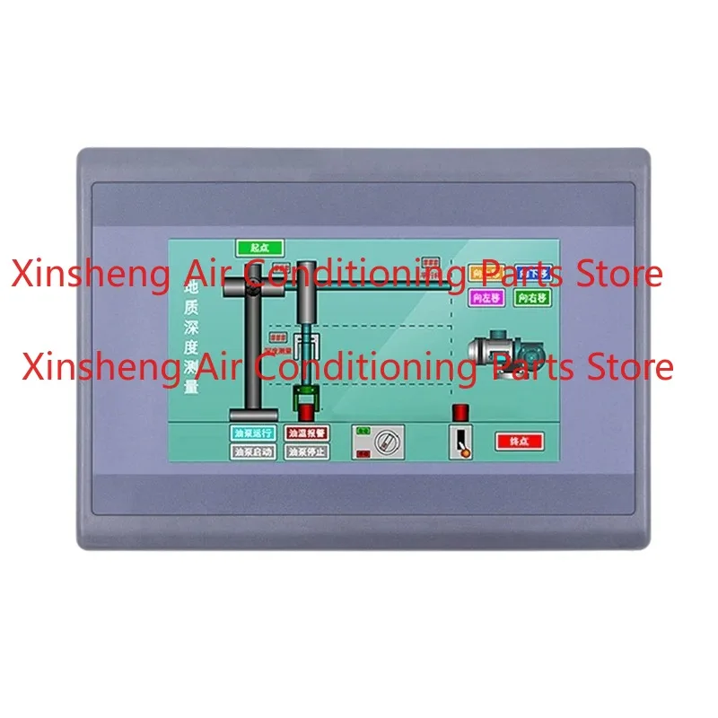 For SEEKU HMI & PLC Touch Screen All-in-one 4.3-inch/7-inch 12/20/22/40/48MR/MT Human-machine Interface PT100 K Thermocouple PID
