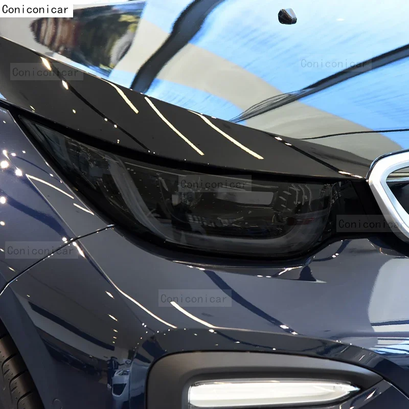 For BMW I3 2013-2020 Car Exterior Headlight Anti-scratch Front Lamp Tint TPU Protective Film Repair Accessories Sticker