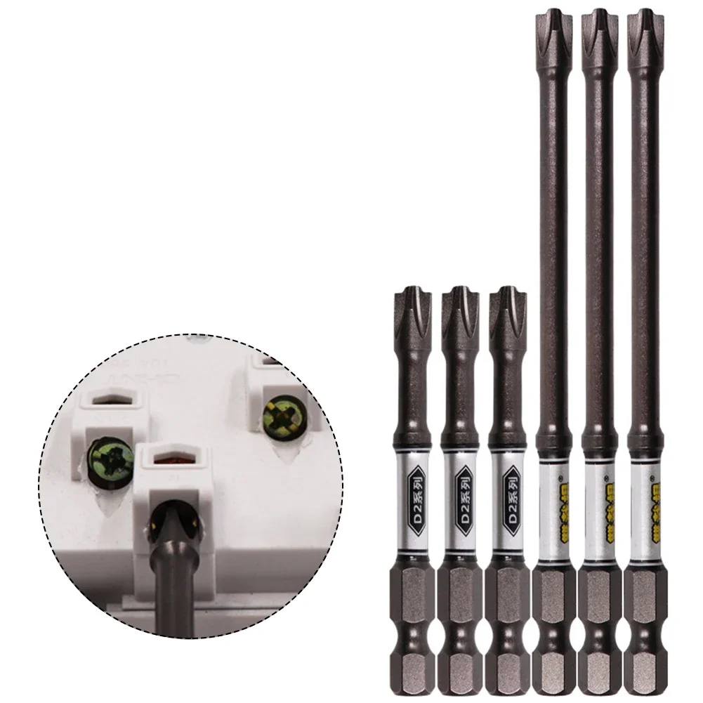 

65mm 110mm Magnetic Special Slotted Cross Screwdriver Bit For Electrician FPH2 6mm For Socket Switch Circuit Breakers Hand Tools