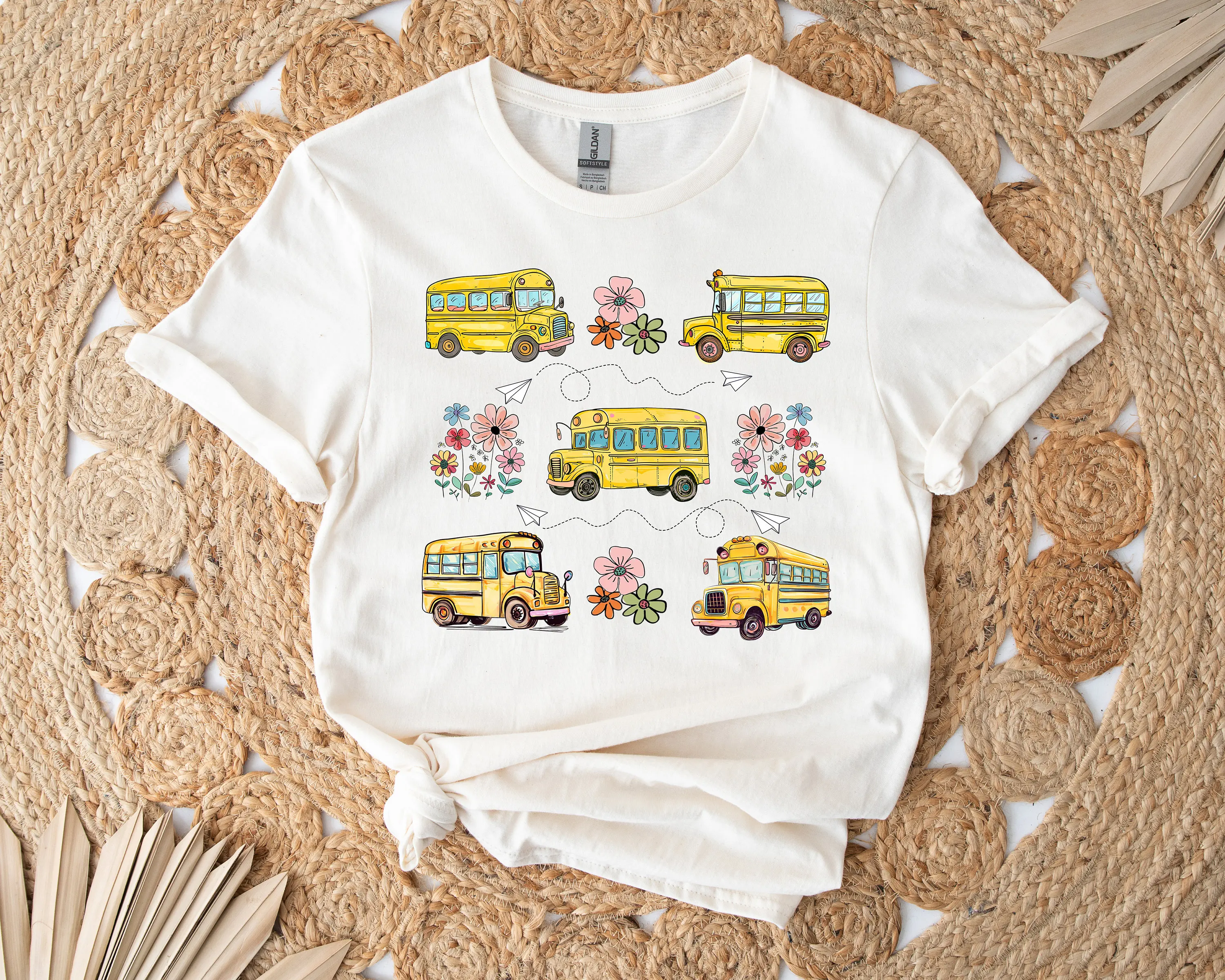 School Bus T Shirt Field Trip Back To For Teacher Go Safe Driving