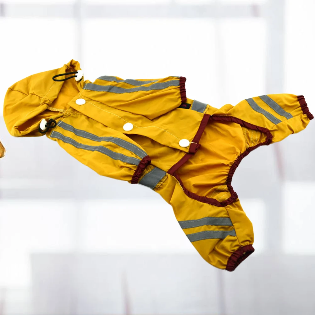 

Dog Raincoat Puppy Waterproof Rain Jacket Small Pet Rainwear Yellow Xs Cute Hoodie Medium Dogs Outdoor Slicker Coats