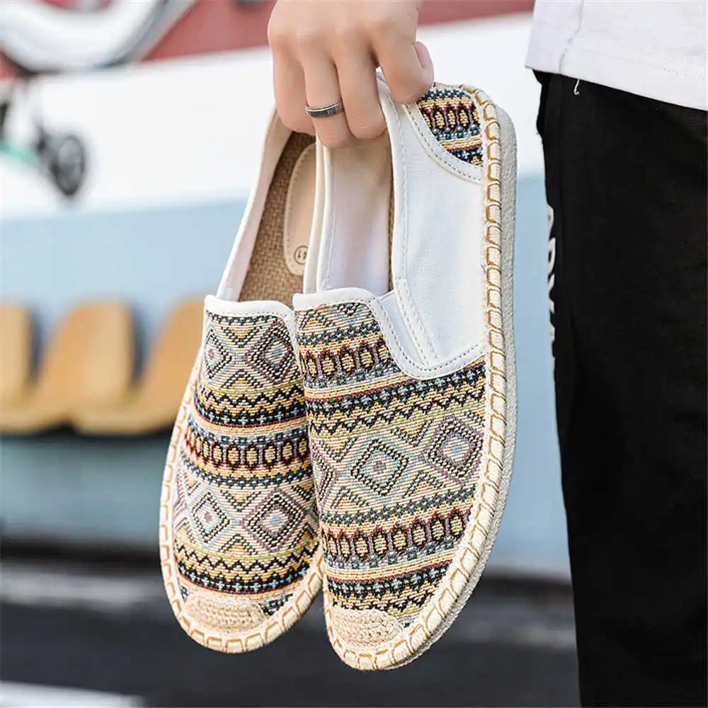 Straw Without Lacing Basketball Sneakers 46 Size Casual Original Shoes Shoes Men's Luxury Brand Sports Vip Leisure Raning