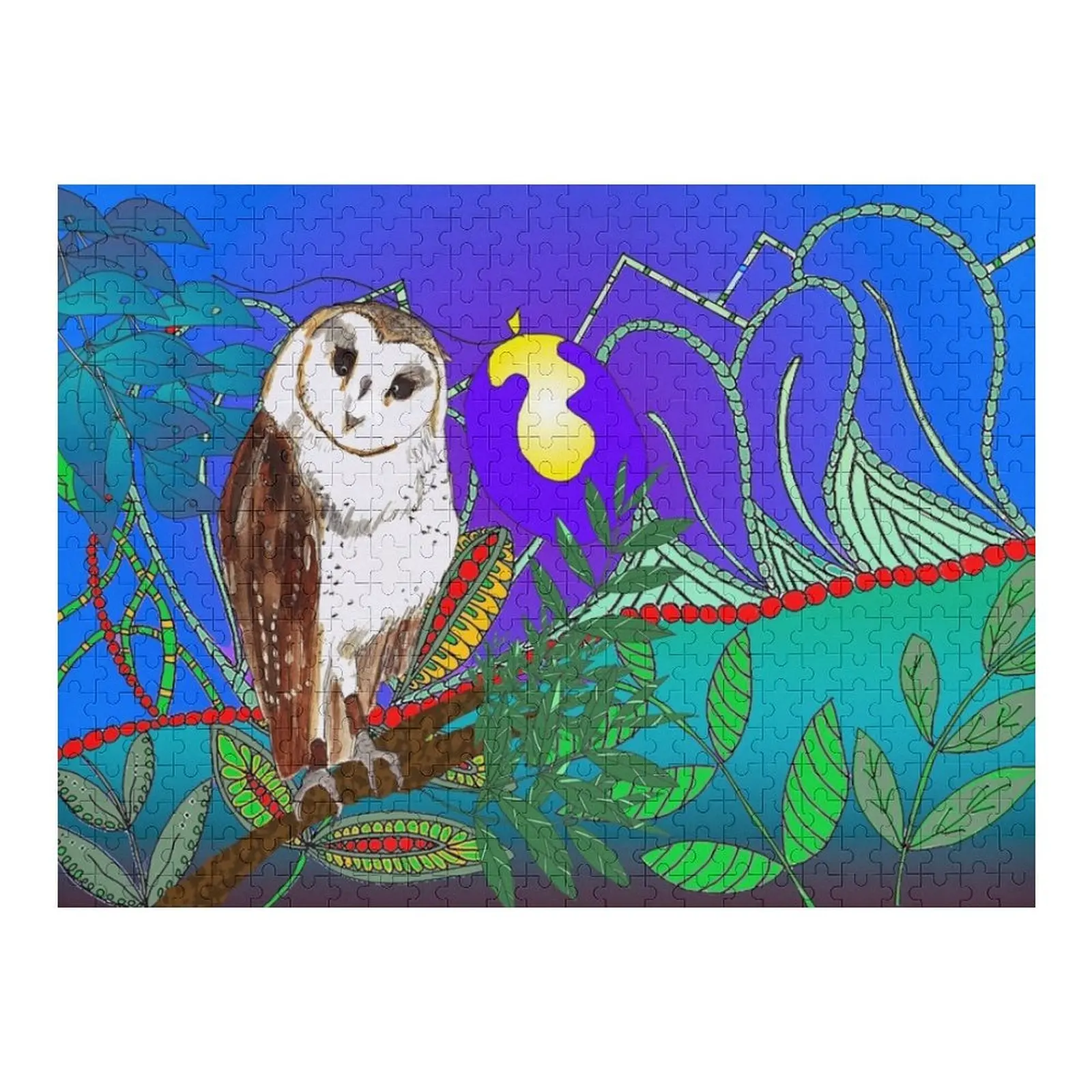 

Original mixed media illustration and limerick Jigsaw Puzzle Personalized Kids Gifts Jigsaw Pieces Adults Wood Name Puzzle