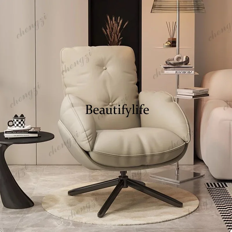 Y136  Spinning Ergonomic Living Room Chairs Luxury Modern Comfortable Makeup Chair Office Reading Gaming Wingback Home Furniture