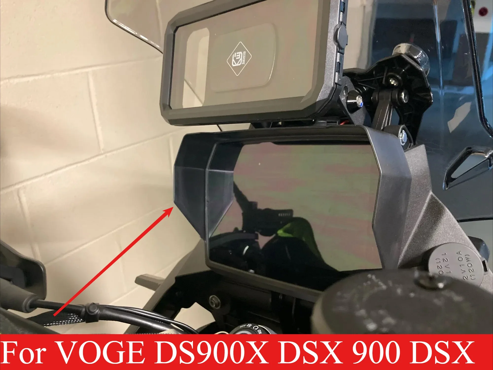 

For VOGE DS900X DSX 900 DSX Motorcycle Accessories Sun Visor Cover Instrument Screen Sunshade Guard Protection Dashboard
