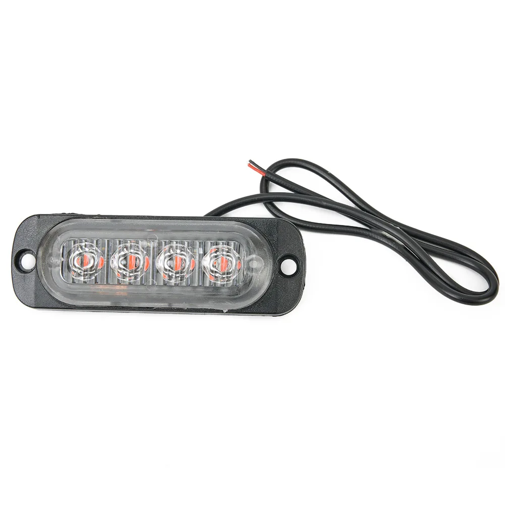 

Car Working Light 800LM Easy To Install 36W 4LED Working Lens Plastic Red Replacement Truck Urgent Accessories