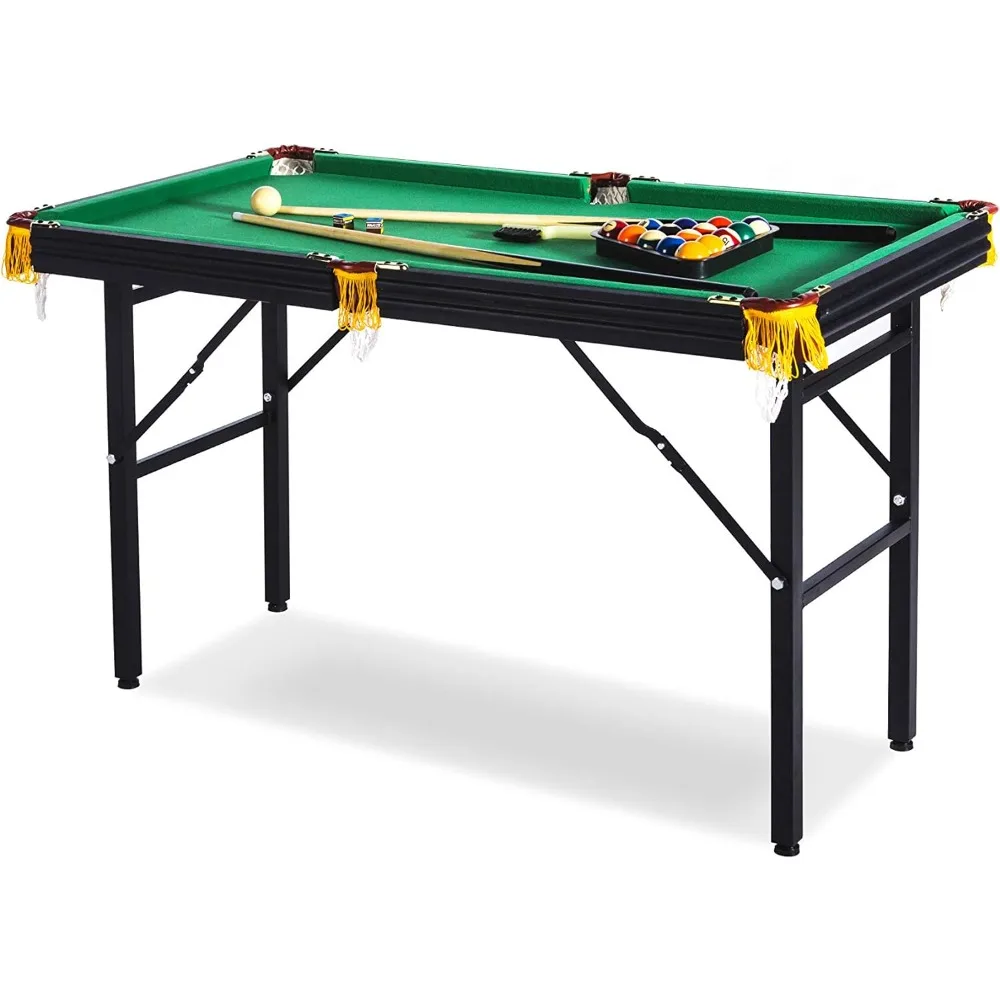 Leo 4-Foot Folding Pool Table - Portable & Beginner Friendly