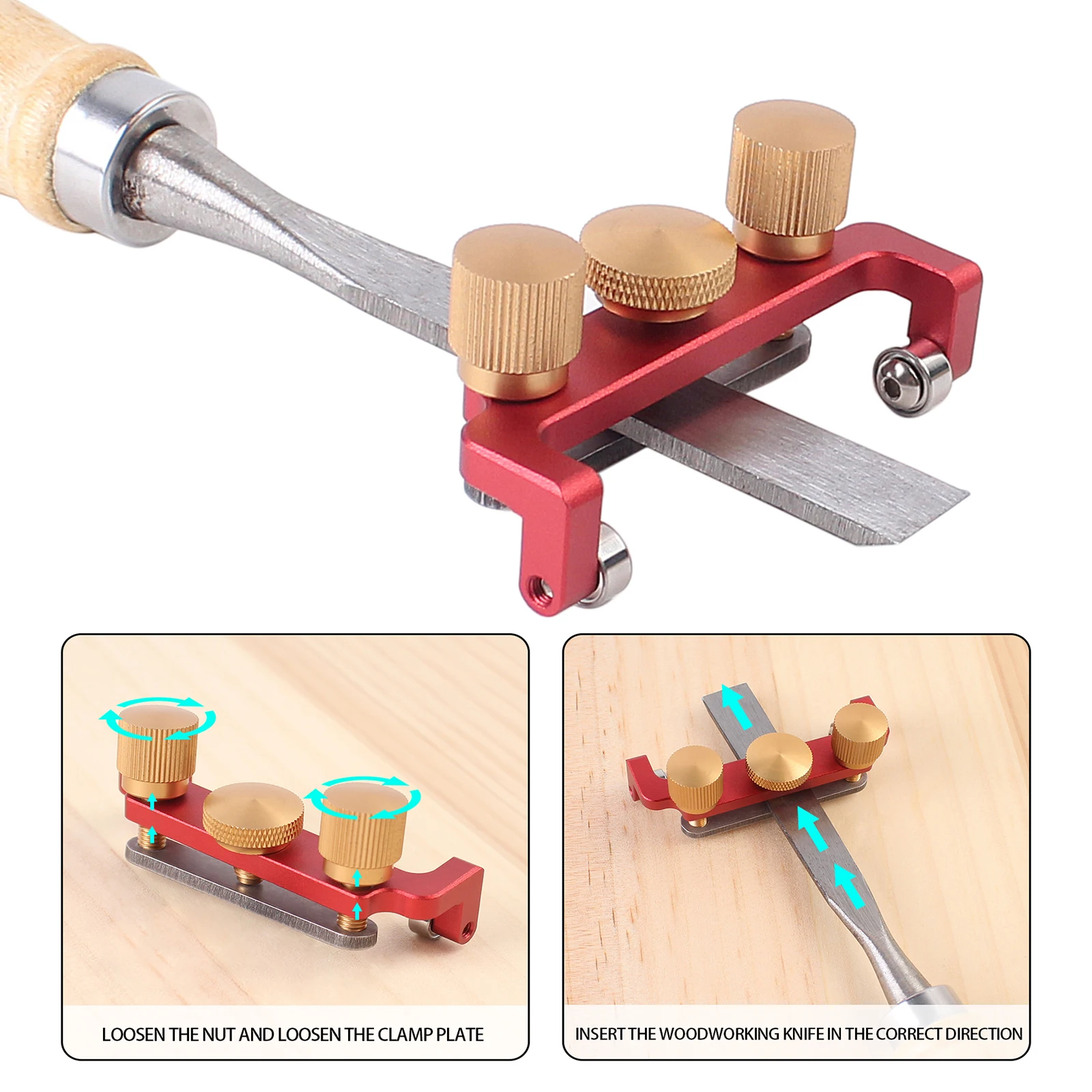 

Точилка для ножей с фиксированным углом, прецизионная ручная направляющая для заточки, долото и плоскость, направляющая для хонингования утюга для строгального станка, долото, ножа для резьбы