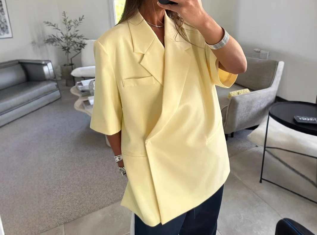 

2026 Fashion Short Sleeve and Long Sleeve Styles Suits Versatile Summer