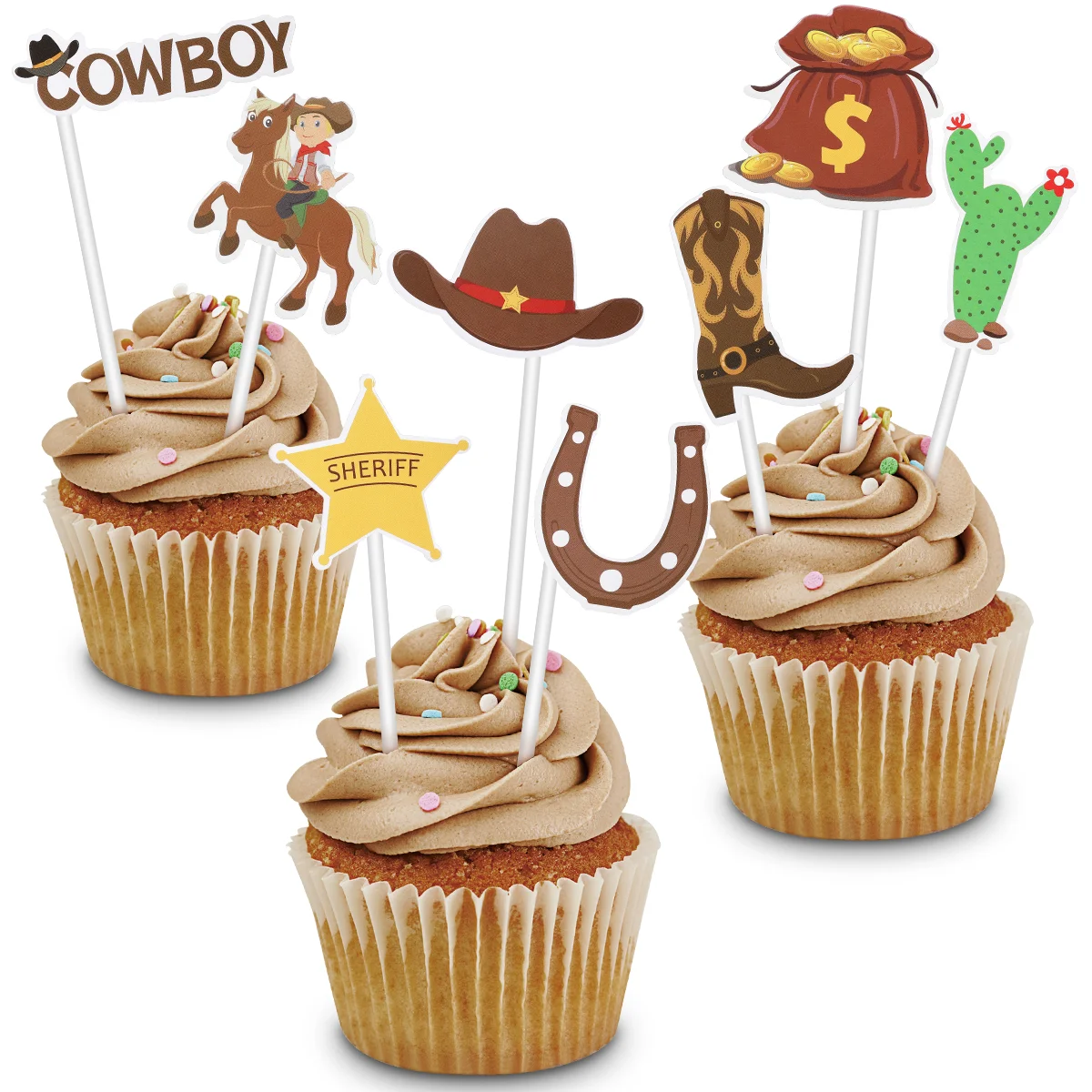 

Cow Cupcake Topper Baby Theme Party Decorationsations Theme Toothpick Theme Party Decorationsate Birthday Toppers for Cakes