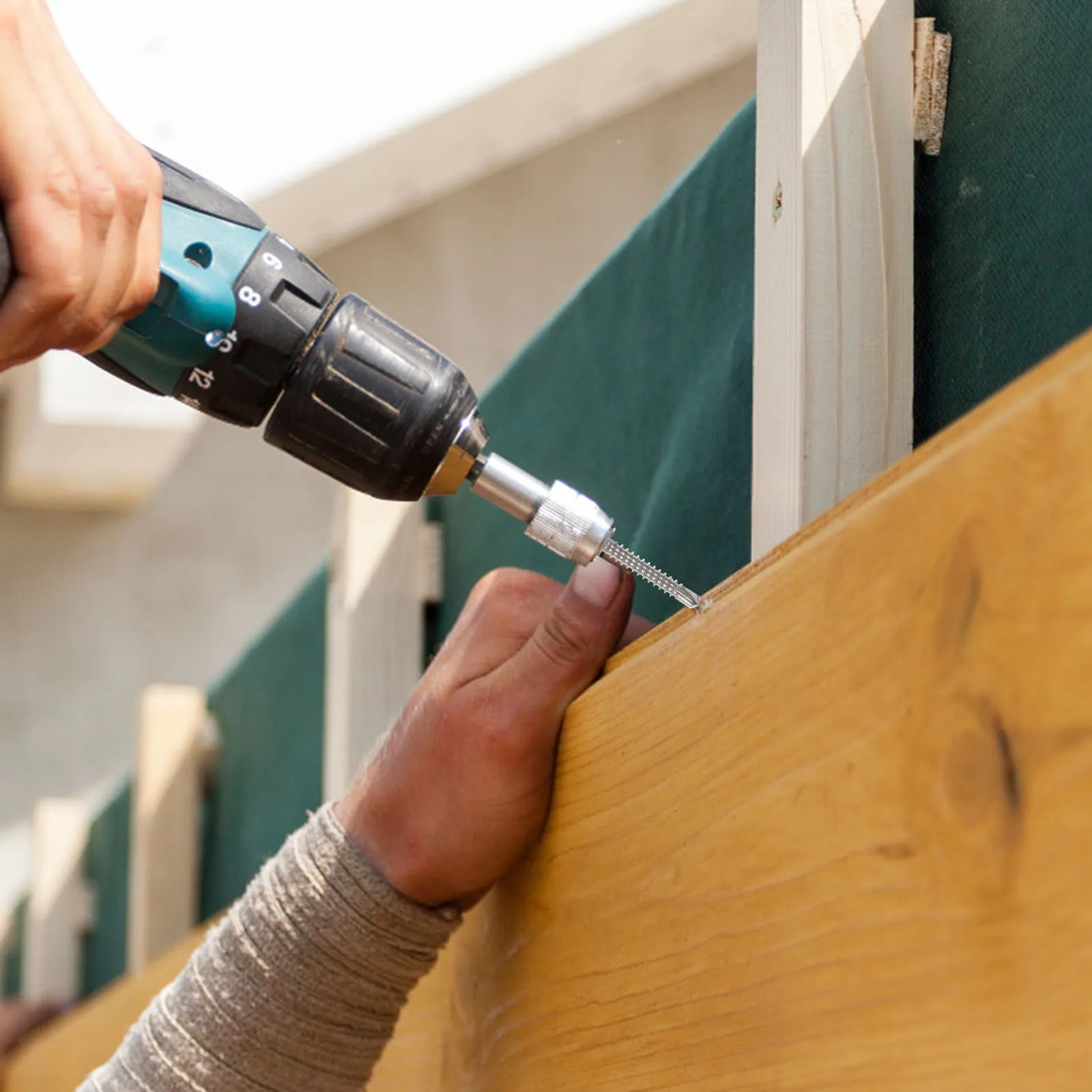 

1 Set Stainless Steel Self Drilling Screws 410 Grade Rust Resistant For Furniture Fixing Home Decoration Repair Tools