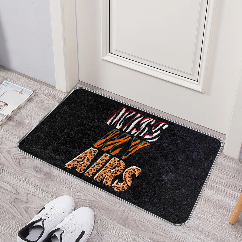 Welcome Mat Kiss My Airs Bedroom Mats Entrance Doormat Kitchen Carpet Home Balcony Carpets Bath Foot Rug Bathroom Door Room Rugs