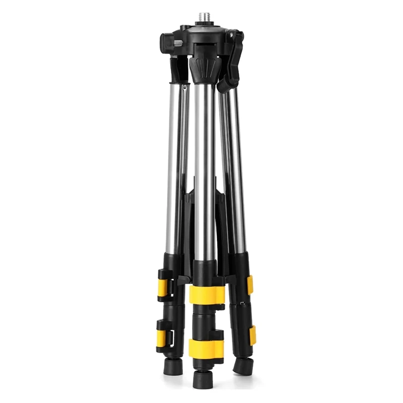 Barra de extensión de acero inoxidable con tres ajustes de altura, soporte de trípode para nivel láser, accesorios láser de nivel de burbuja, 1,2 M