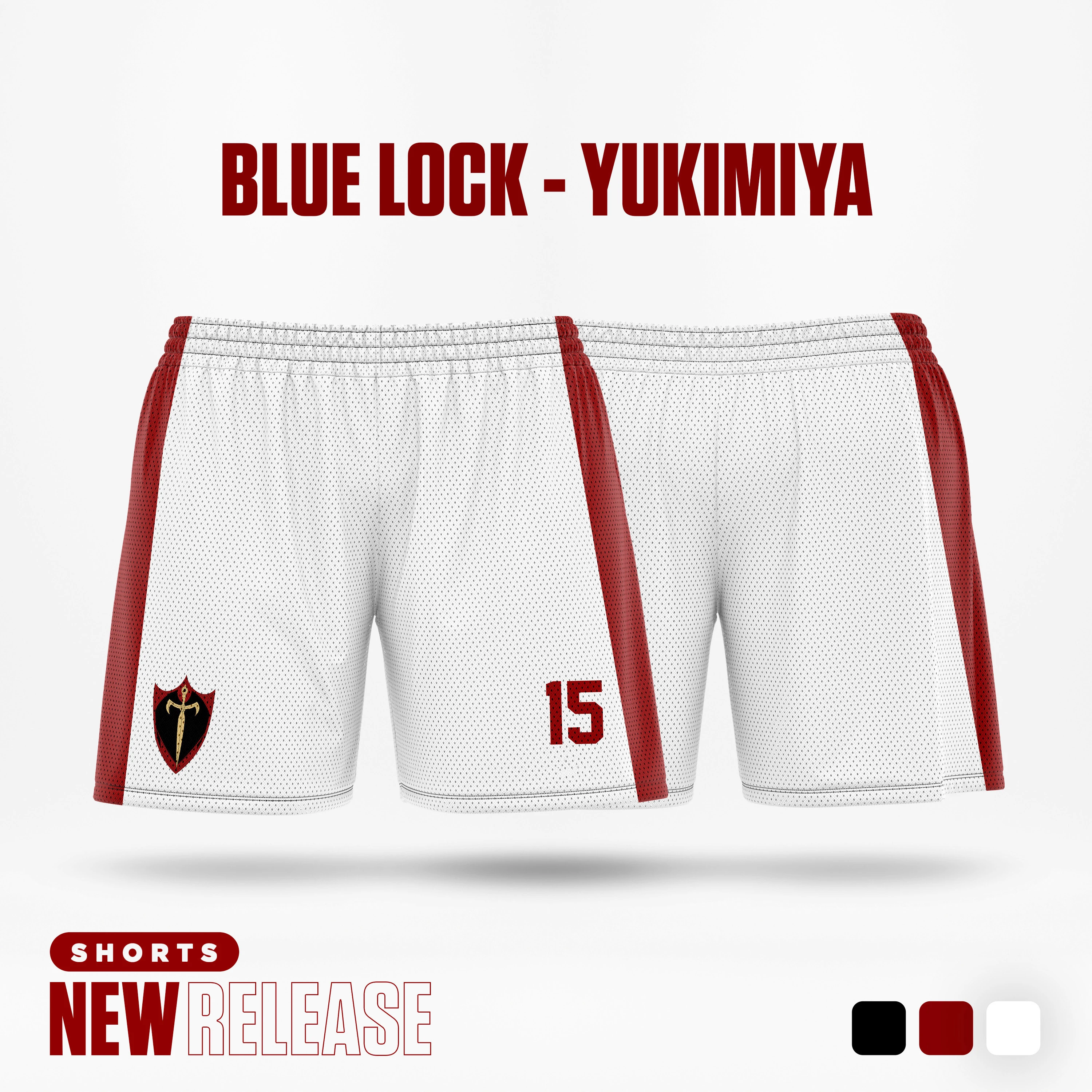 

Футбольные шорты из джерси с синим замком, мужские пляжные шорты с 3D принтом юкимия, аниме, лето 2025, новые короткие штаны для косплея, спортивная детская нижняя часть