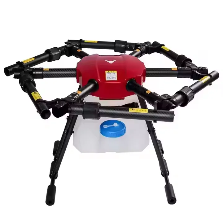 High-Efficiency Crop-Spraying Drone Featuring Composite Polymer Frame And Brushless Motor Propulsion System