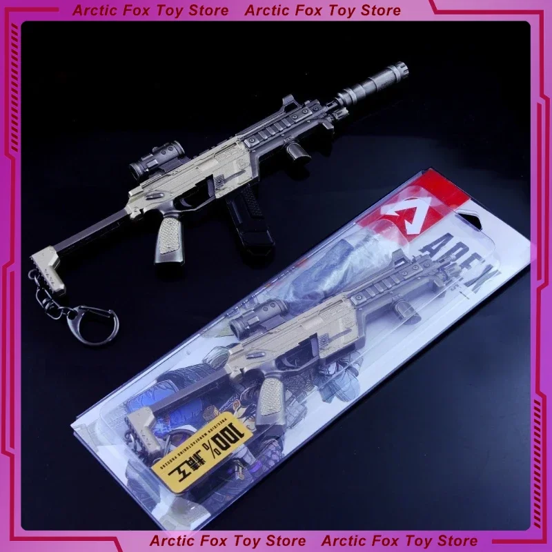 21Cm Nieuwe Apex Legends R99 Game Randapparatuur Metalen Model Armen Desktop Decoratie Ornamenten Hanger Verjaardag Festival Geschenken Speelgoed